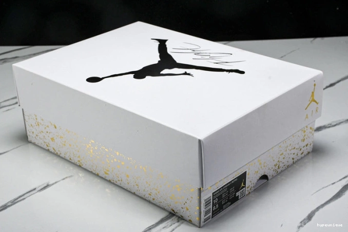 HYPE Metallic 4 Gold AQ9129-170 Jordan Retro 0720